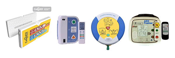 aed trainers, heartsine, CellAED, iPad, hearstart